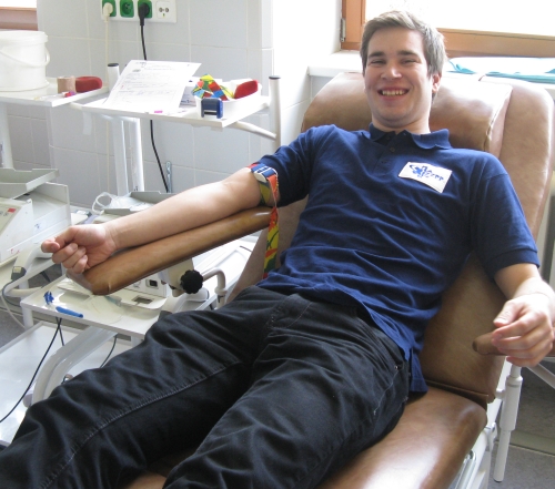 Darování krve - Odběr